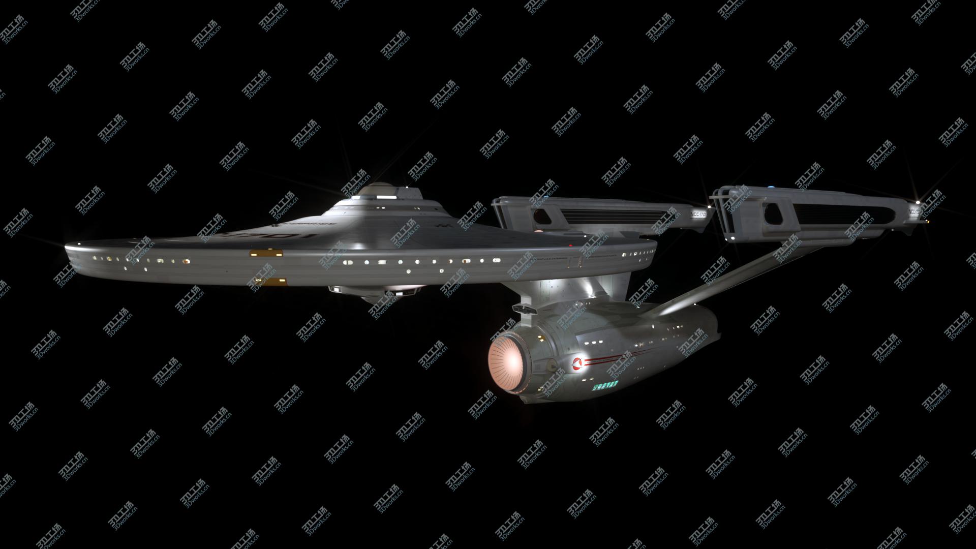 images/goods_img/20210319/USS Enterprise Refit - 3D Interiors 3D model/5.jpg